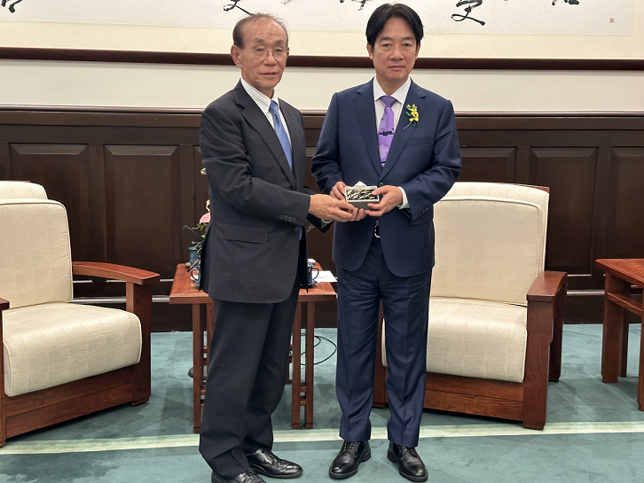 当協会の谷崎泰明理事長が台湾を訪問し、第１６代総統・副総統就任式典へ出席しました。
