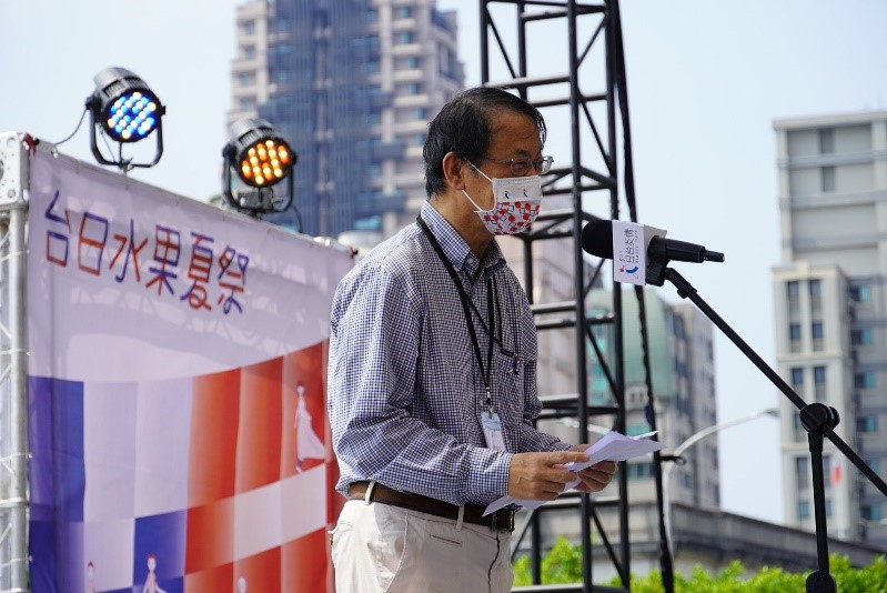 泉裕泰代表出席「台日水果夏祭」開幕式