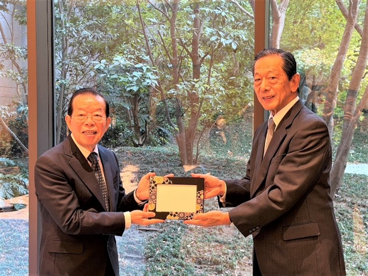 午宴祝賀謝長廷・前台北駐日經濟文化代表處代表